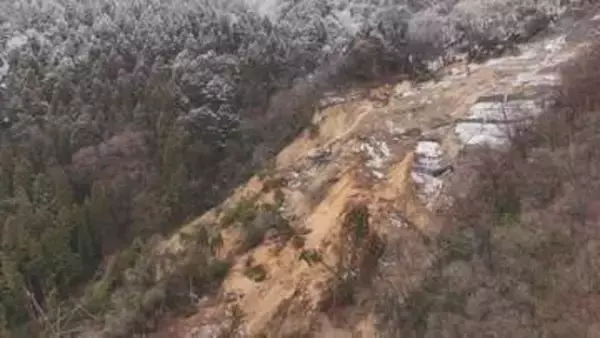 石川・白山市の地すべり現場 山野知事が就任後初めて視察 復旧は「年単位」