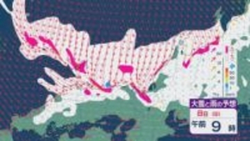 【大雪情報】北陸など日本海側は“冬型気圧配置”と“強烈な寒気”で大雪の土日に 24時間予想降雪量は平地でも石川県30センチ・福井県40センチ 雪と風シミュレーション