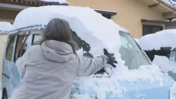 「油断してた…」強い冬型続き石川県内各地で今季一番の積雪 ピーク過ぎるも3日夕方にかけて落雷や突風に注意