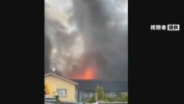 出火は工場内の電気系統トラブルか　石川県かほく市の火事