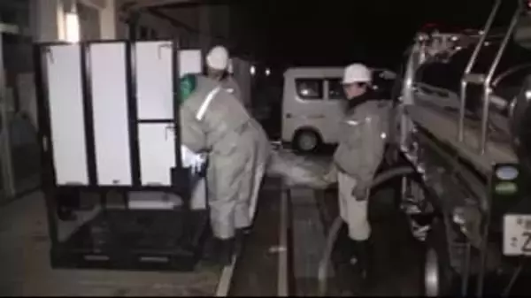 「水道水供給一時ストップ」石川・手取川の浄水場に油混入で 4時間半後に再開も「仮設給水槽」設置、「水買い溜め」油混入の原因は不明