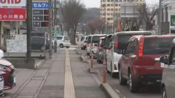 一晩で30円値上げの店舗も イラン情勢悪化でガソリン価格高騰、各地で駆け込み給油の列