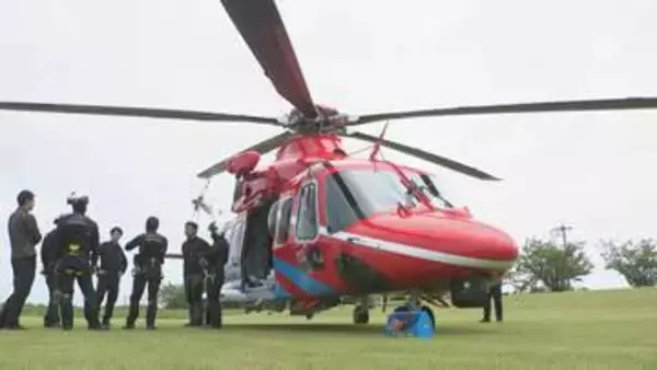 多発する林野火災から森林を守れ！空からの消火を担う防災ヘリ 初の合同訓練で陸と空の連携を確認