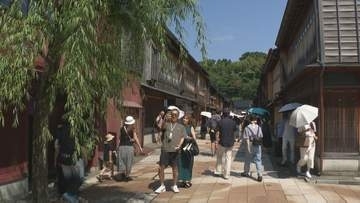 ３連休中日も厳しい暑さに 石川県の小松や加賀中津原では連日の猛暑日を記録