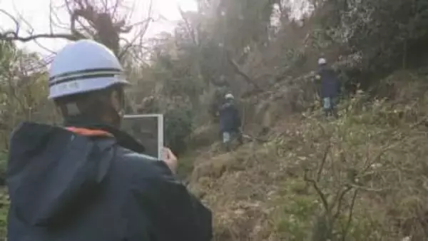 金沢市が土砂災害パトロールを開始 融雪期の崖崩れ警戒、団地周辺など4日間点検