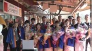 和倉温泉駅100周年で記念式典 温泉旅館は半数以上で休業続くも「101年目はスタートの１年に」石川・七尾市