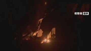 3日前にも住宅・料亭など3棟焼ける 石川・小松市中心部で火事