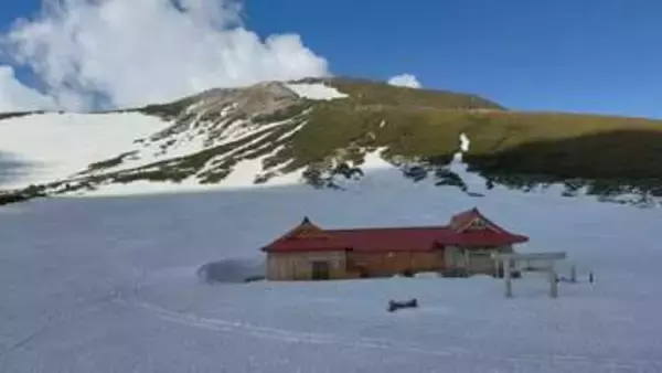 5月に入り3回も降雪…積雪3メートルの白山室堂に情報カメラ設置、ライブ配信開始