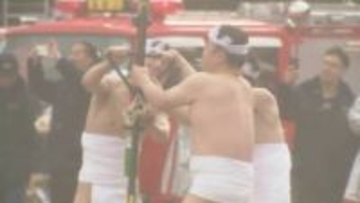 金沢の冬の風物詩「消防出初式」に強風の荒天 警報級の大雪となる可能性も 石川県内の山地は多い所で70センチの大雪予想