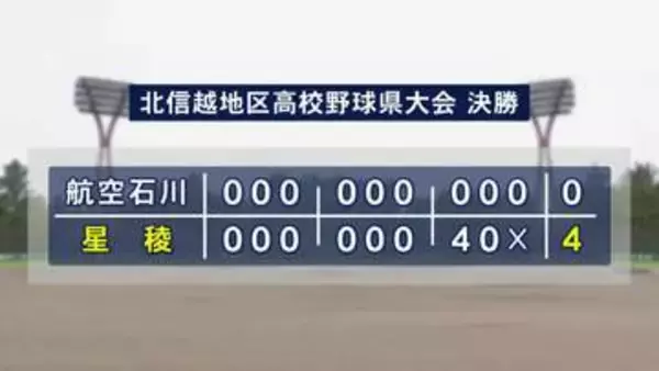 注目の星稜1年右腕が公式戦初登板 中学時代は軟式で最速148キロ 春の北信越高校野球石川県大会決勝 両者譲らぬ投手戦に