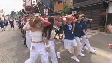 能登で「あばれ祭」開幕 地元の高校生が”フルスペック”の「体験ツアー」を企画し魅力発信 石川・能登町