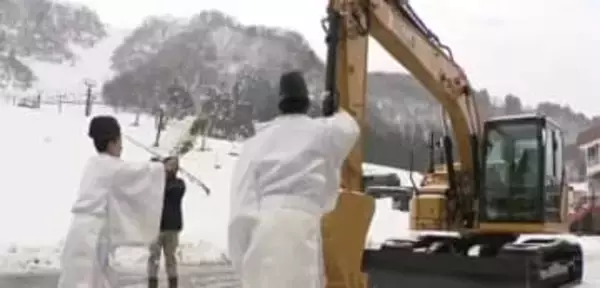 シーズン到来へ期待を込めて 石川・白山ろくのスキー場で安全祈願祭