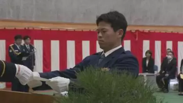 「「誇りと使命感を持って」石川県警察学校で入校式」の画像
