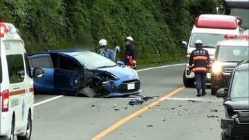 日南市で普通乗用車2台が正面衝突する事故　70歳男性が死亡