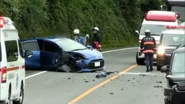 日南市で普通乗用車2台が正面衝突する事故　70歳男性が死亡