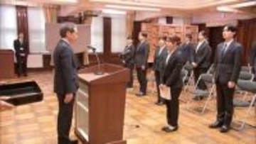 医療従事者としての一歩　宮崎県病院局の新規採用職員への辞令交付式