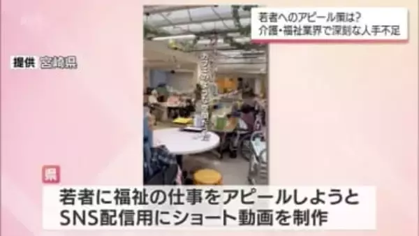 若者離れ深刻な福祉業界 SNSショート動画で魅力PRへ　あの手この手で担い手確保