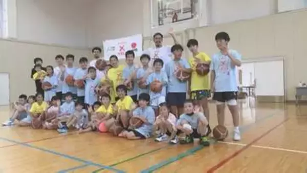 地元ゆかりのBリーグ選手　宮崎市の病院を訪問し闘病中の子どもたちと交流