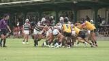 「宮崎県高校総体　ラグビー決勝　高鍋　対　日向」の画像1