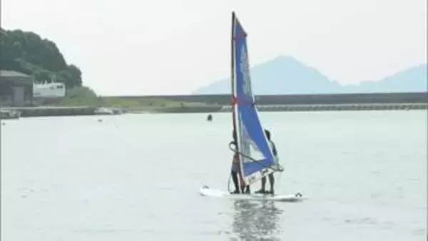 宮崎国スポのセーリング競技リハーサル大会を前に　ヨット・ウインドサーフィン体験会