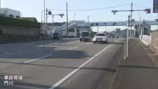 門川町の国道10号　高齢者が軽乗用車にはねられ死亡