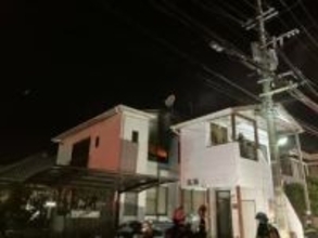 宮崎市で建物火災　男女２人が意識不明の状態で搬送