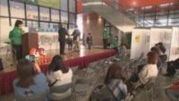 宮崎市で「人権フェスティバル」　ヴィアマ選手を一日人権擁護委員に委嘱