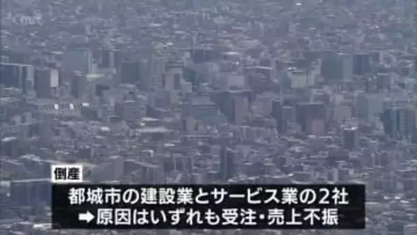１月の宮崎県内の倒産件数は２件　前月より件数は減少も今後は増加の見込み
