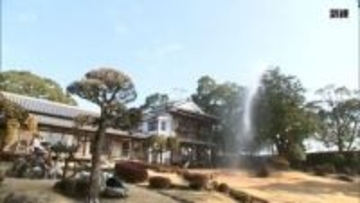 文化財防火デーを前に　都城島津邸で消防訓練