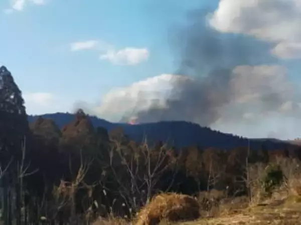 【速報】陸上自衛隊霧島演習場で火災　現在も延焼中