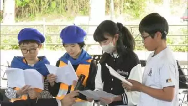 道の駅で交通安全を啓発　交通安全フェス・くしま