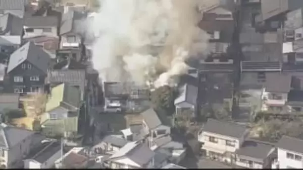 延岡市で住宅1棟を全焼する火事