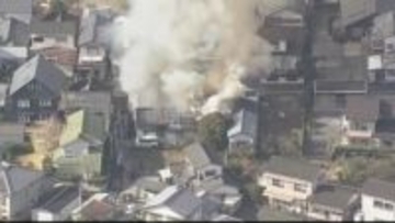 延岡市で住宅1棟を全焼する火事