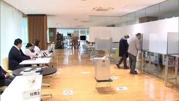 小林市長選挙　投票進む