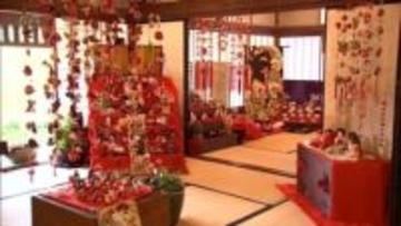 都城市高城町で商家のひなまつり