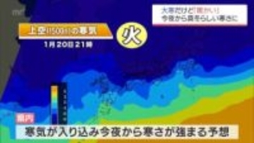 「大寒」とはいえ･･･宮崎県内の日中は3月～4月並みの気温　今夜からは一転「真冬らしい寒さ」に