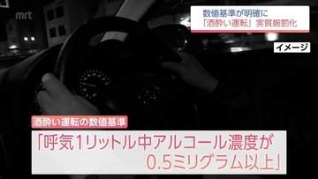 改正道交法施行で「酒酔い運転」の数値基準が明確に　警察も摘発件数が増加と予想　取り締まり強化へ