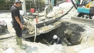 日南市で水道管破損　約1900世帯で濁り水が出るなどの影響　市は仮設給水を実施