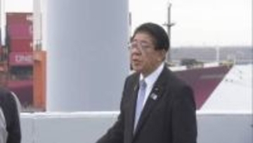 金子国土交通大臣が名古屋港を視察　サイバーセキュリティー対策の強化など意見交換