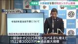 「三重・四日市市の新年度予算案　去年の大雨被害を受け防災システム整備などの費用を盛り込む」の画像1
