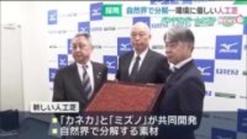 「環境に優しい人工芝」を採用　自然界で分解する素材　バンテリンドームナゴヤ