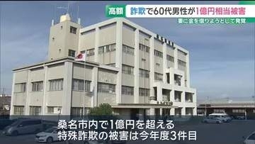 60代男性が1億円相当の暗号資産をだましとられる…妻に金を借りようとして発覚　三重