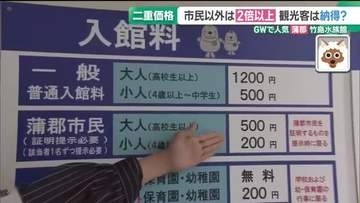 観光スポットで広がる「二重価格」　竹島水族館は市民と市外の客に2倍以上の差　その事情は