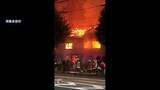 「「建物から炎が…」名古屋市千種区で店舗兼住宅とみられる建物で火事 けが人逃げ遅れなし」の画像1