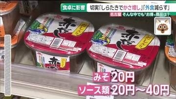 止まらない値上げラッシュ　みそやソースなど「調味料」20～40円アップ　お得な食材は？