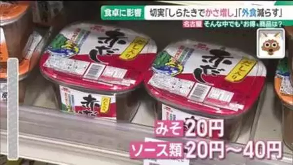 止まらない値上げラッシュ　みそやソースなど「調味料」20～40円アップ　お得な食材は？