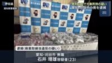 営利目的で大麻所持の疑い　愛知・刈谷市の男を逮捕　愛知県警