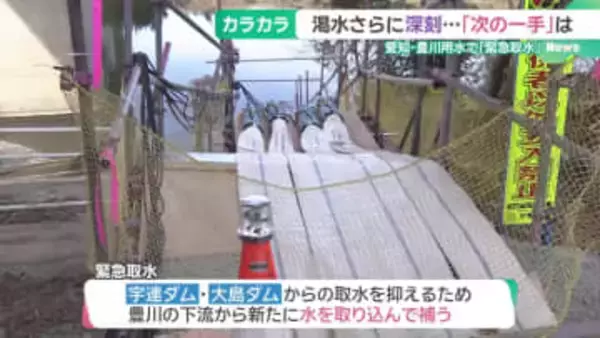 深刻な水不足…懸命の延命策　愛知の豊川用水で緊急対策、豊橋・豊川市民も節水に取り組む