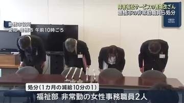 障害福祉サービスの書類を改ざん　非常勤職員を減給処分　愛知・豊橋市