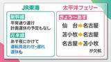 「【台風15号】太平洋フェリー　12日は苫小牧～名古屋便が欠航」の画像1